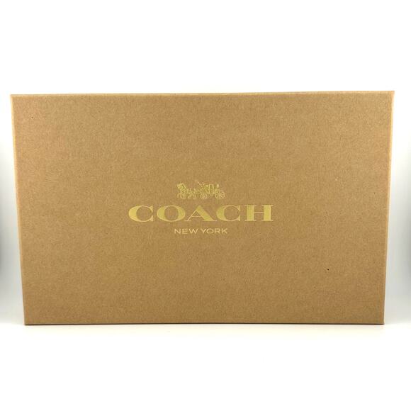 Coach Boxed Long Zip Around Wallet In Signature Leather in Black CF464 - Picture 5 of 8